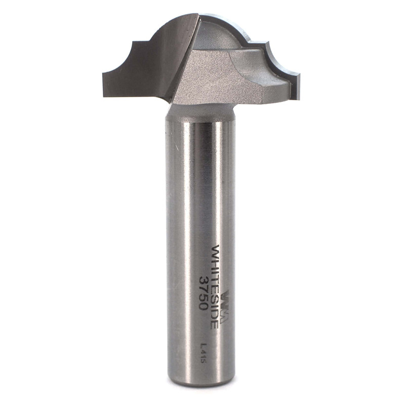 3750 Classical Round Bottom Router Bit 1/2" SH 7/32" R 1-3/8" D X 9/16" CL X 2-1/2" OL